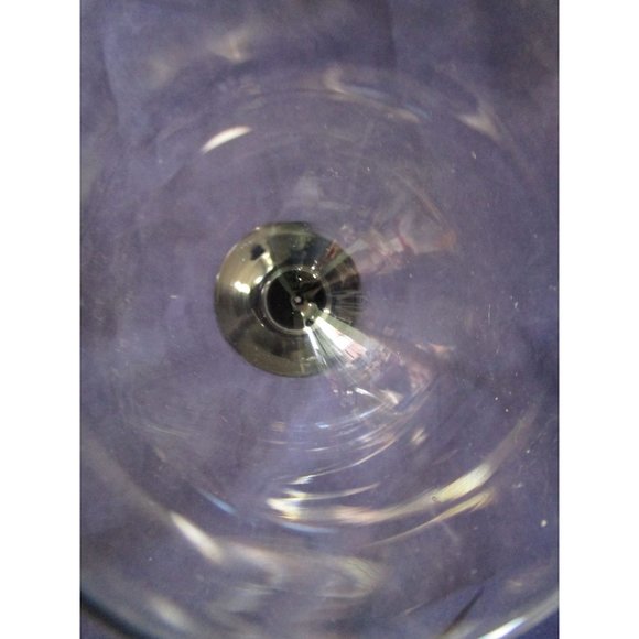 Black Stem Claret Wine Glasses A Pair Cristal DArques Domino Signature France EU - Picture 12 of 16